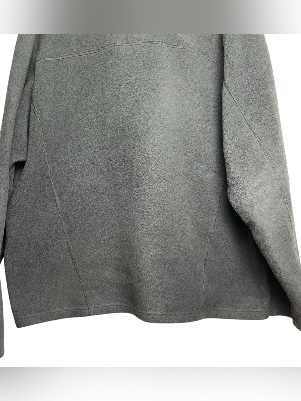 Eddie Bauer Men's Polartec Fleece Full Zip w/Zip Pockets Spruce Green Size 2XL - Picture 12 of 16